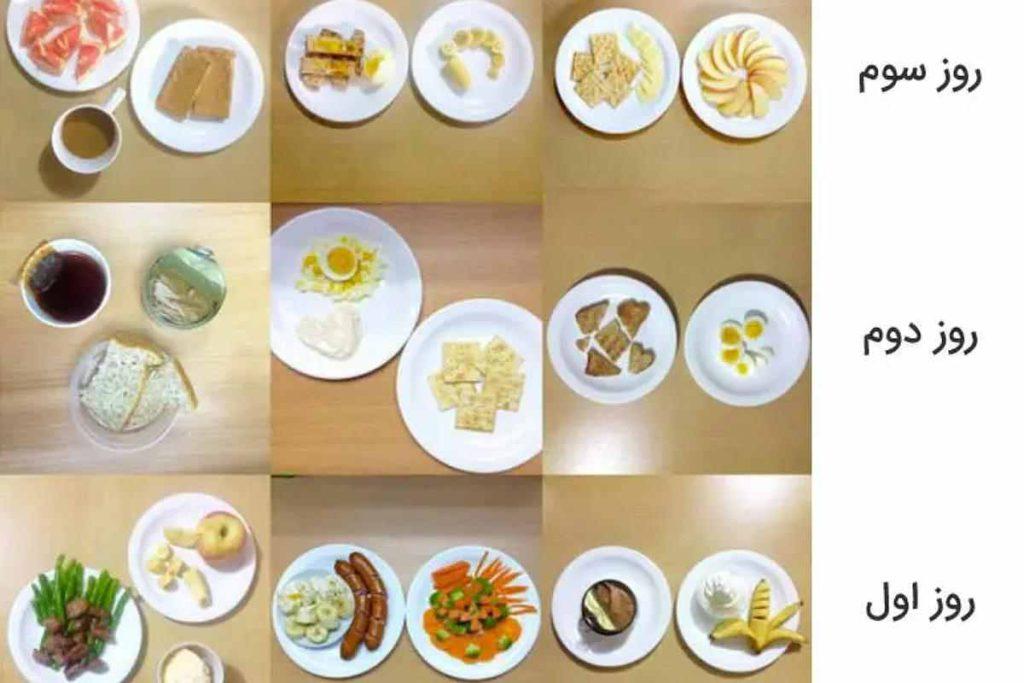 رژیم نظامی سه روزه 20کیلو لاغری در یک ماه