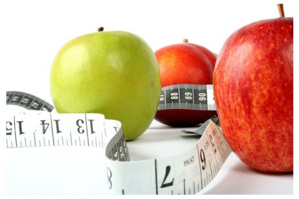 رژیم آناونسن عکس سیب و متر