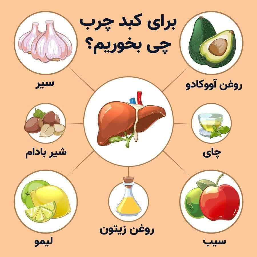 مواد غذایی برای کبد چرب