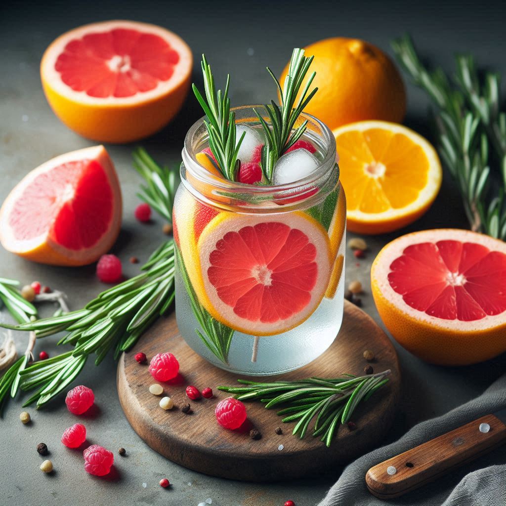 دتاکس واتر گریپ فروت و رزماری