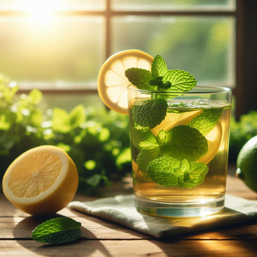 دتاکس واتر چای سبز