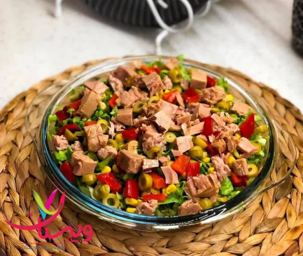 سالاد تن ماهی یک شام رژیمی متفاوت