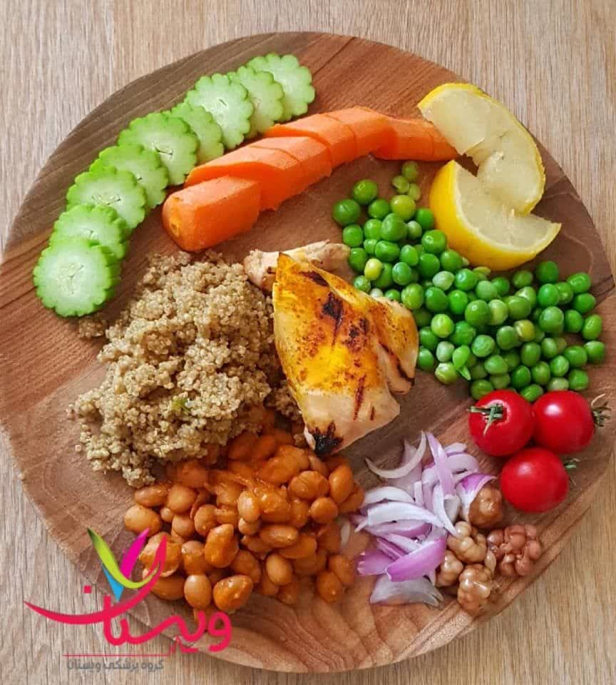 سالاد کینوا یک شام رژیمی خوشمزه