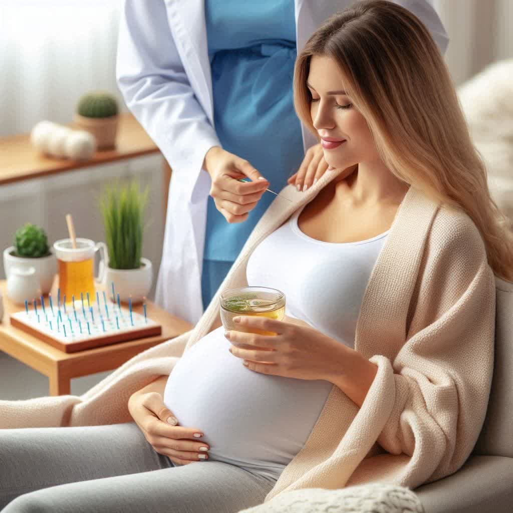 خان های باردار نباید طب سوزنی گوش انجام دهند