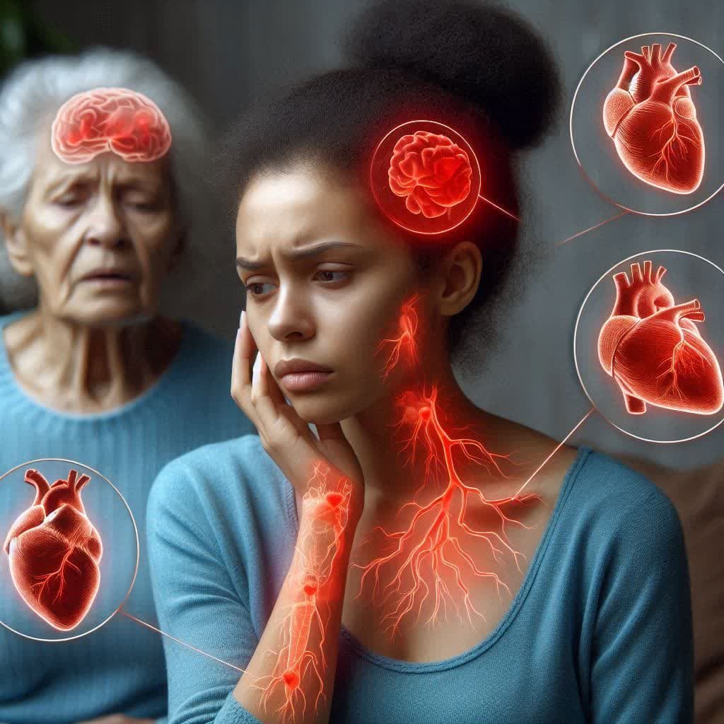 خانم جوان و خانم پیر که هر دو پارکینسون دارند