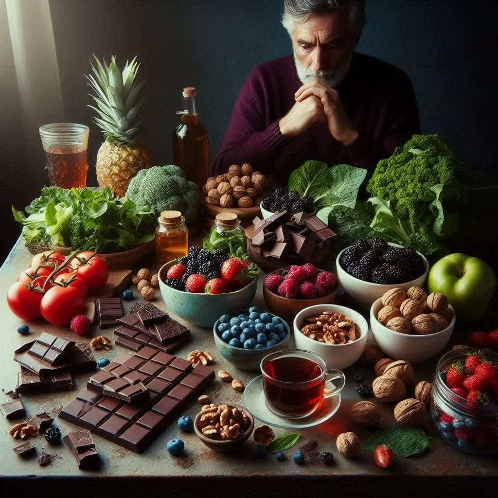 مواد غذایی که دارای آنتی اکسیدان می باشند