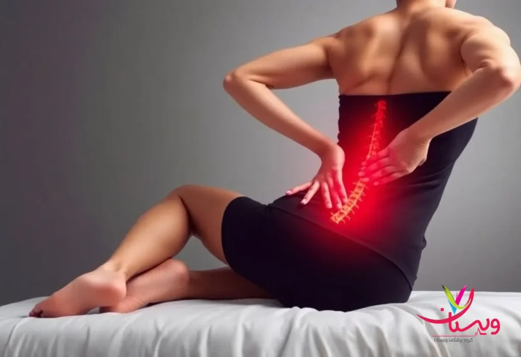 یک ورزشکار با درد سیاتیک