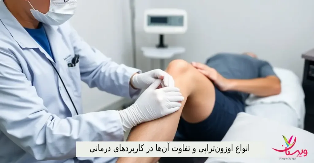 انواع اوزونتراپی و تفاوت آنها در کاربردهای درمانی| یک پزشک در حال انجام اوزون تراپی روی بیمار