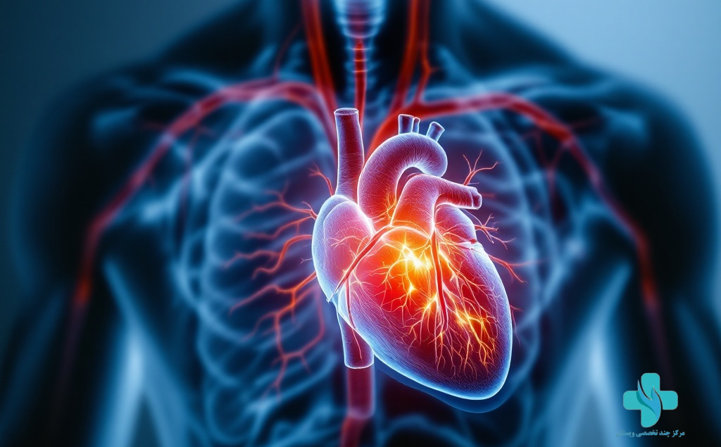 پریکاردیت چیست؟ علت، علائم، تشخیص و درمان خانگی آن|نمای اینفوگرافیکی از پریکاردیت قلب