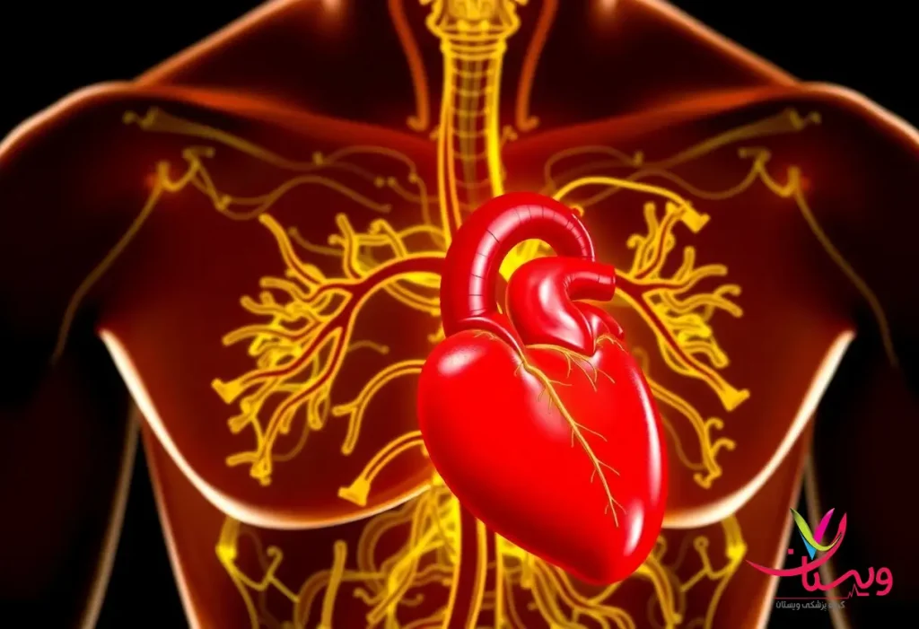 نمایی از قلب بیمار