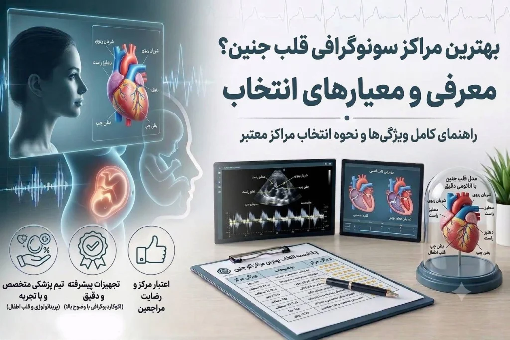 مراکز سونوگرافی قلب جنین