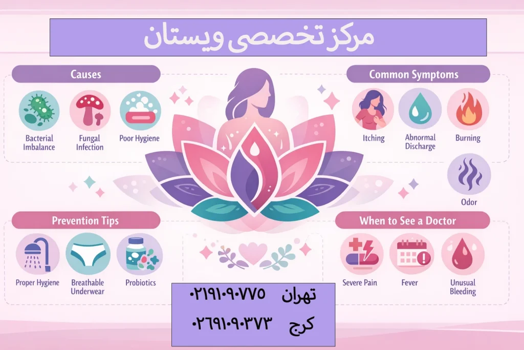 انواع عفونت واژن و تفاوت درمان هرکدام